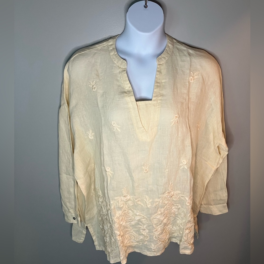 Coldwater Creek Linen XL top